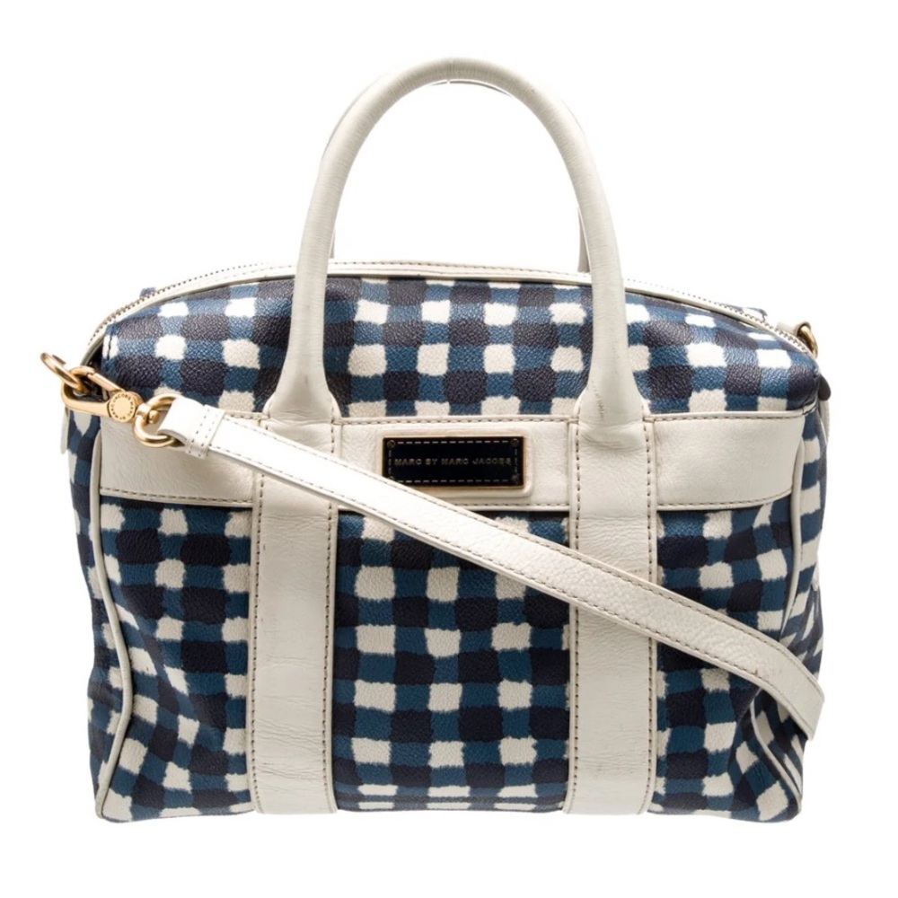 Marc By Marc Jacobs Crossbody Shoulder Small Bag White Blue Birch Multi Colored